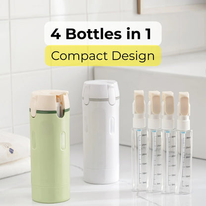 4 - in - 1 Travel Dispenser Bottle - Auranest