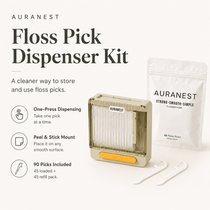 Floss Pick Dispenser Kit - Auranest